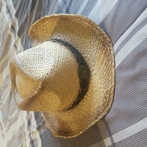 Straw cowboy hat